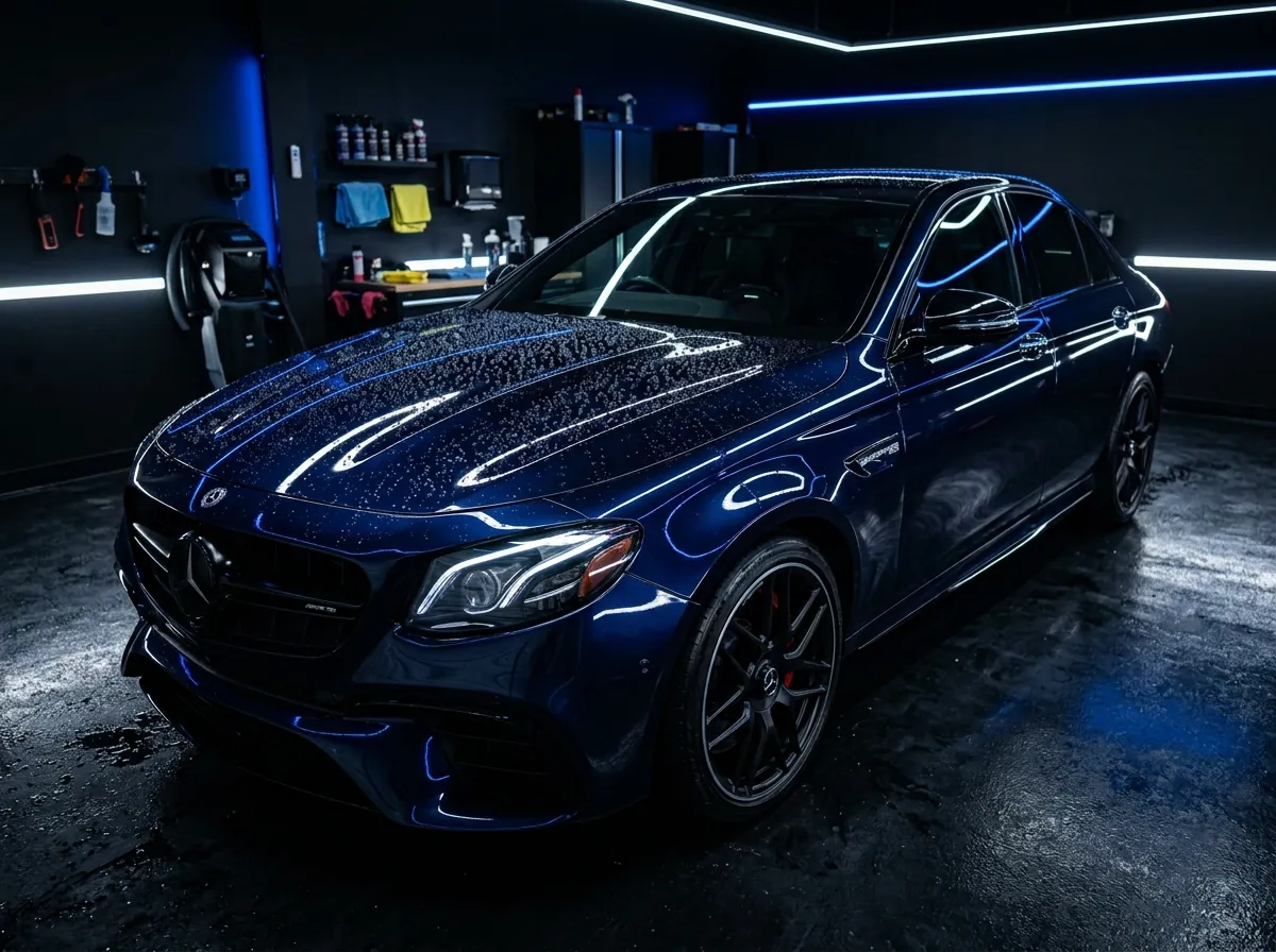 Glossy car after an exterior detail in Canberra