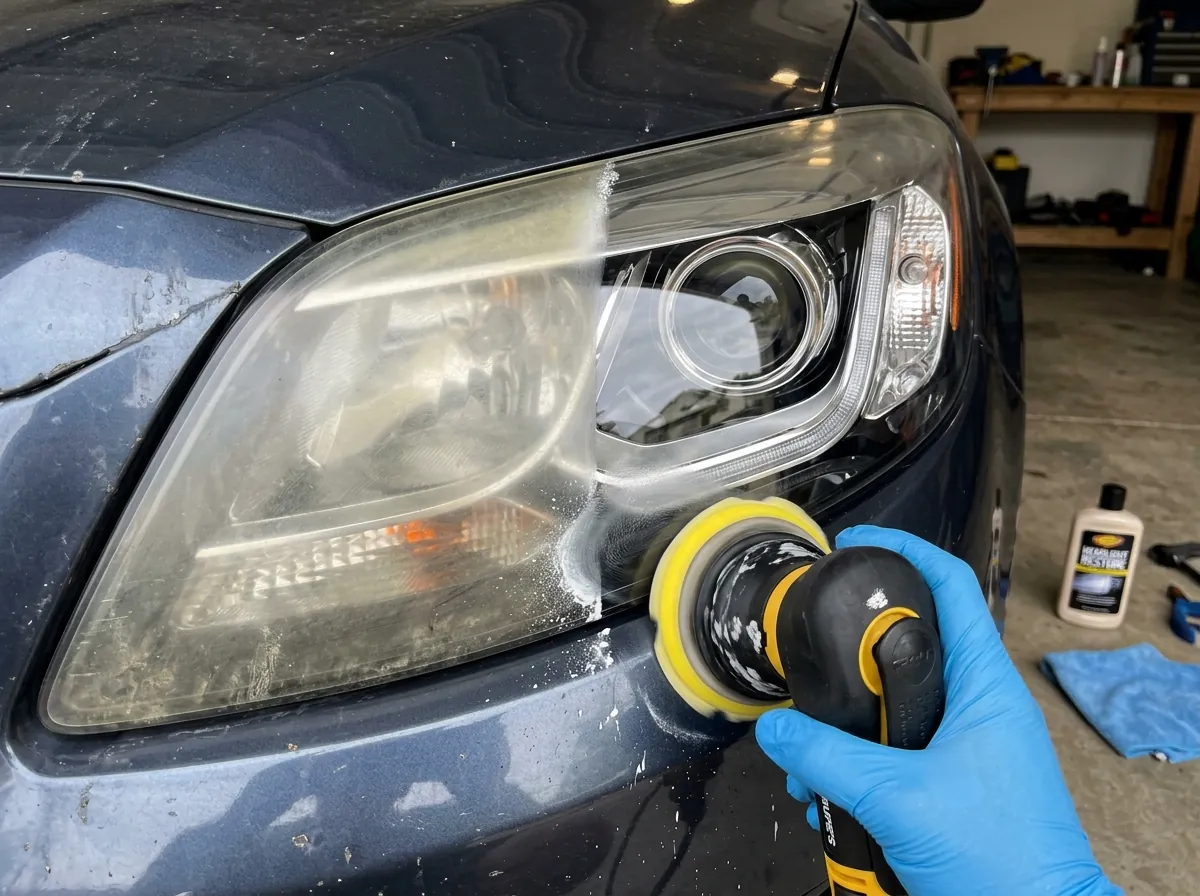 Headlight restoration and polishing in Canberra